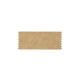 Adhesive Label "Ribbon" Kraft 2,4x6cm (750 Units)