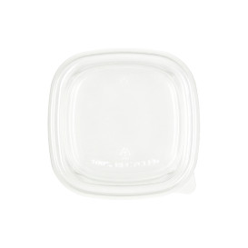 Plastic Lid rPET Crystal 13x13cm (300 Units)