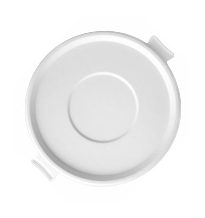 Sugarcane Lid White for Bowl 710 and 1360ml (400 Units) Sugarcane Lid White for Bowl 710 and 1360ml (400 Units)