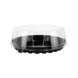 Lid for Cake Container APET Ø28,5x8cm (10 Units)