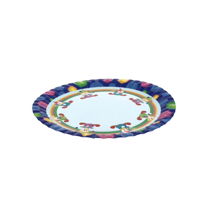 Paper Plate Clown Design 23cm (504 Units) Paper Plate Clown Design 23cm (504 Units)