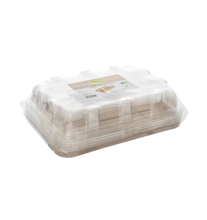 Sugar Cane Tray with Lid 35x24x11cm (5 Units) Sugar Cane Tray with Lid 35x24x11cm (5 Units)