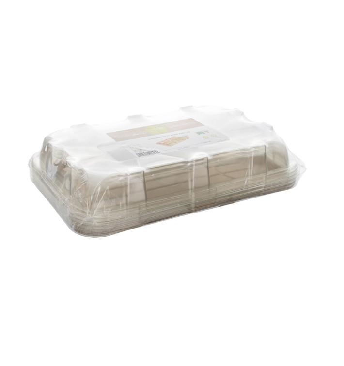 Sugar Cane Tray with Lid 46x30x11cm (5 Units) Sugar Cane Tray with Lid 46x30x11cm (5 Units)