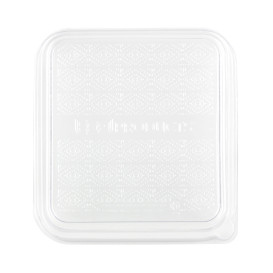 PLA Lid for Sugarcane Food Container 18,5x18,5cm (300 Units)