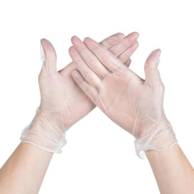 Vinyl Gloves Clear Size XL (100 Units)