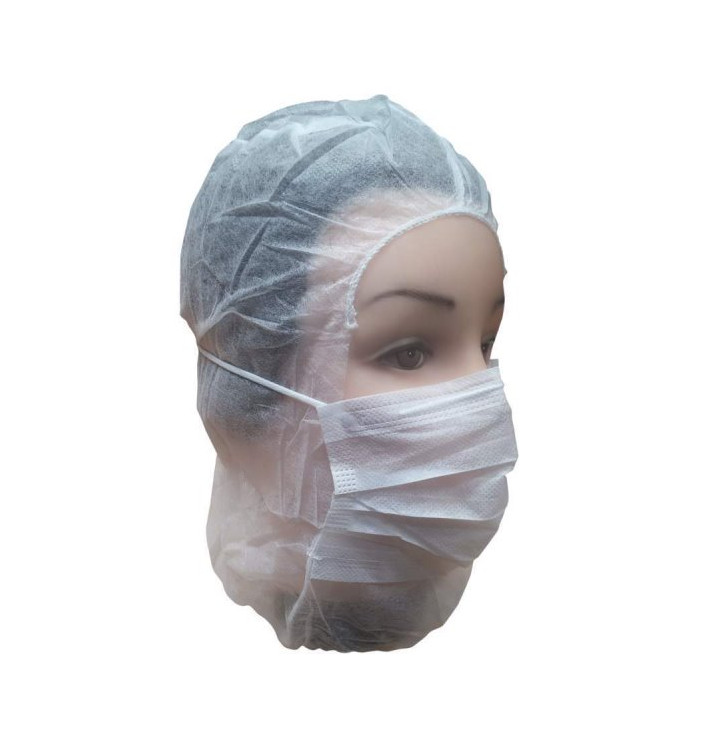 Disposable Surgeon Hood PP White (50 Units) Disposable Surgeon Hood PP White (50 Units)
