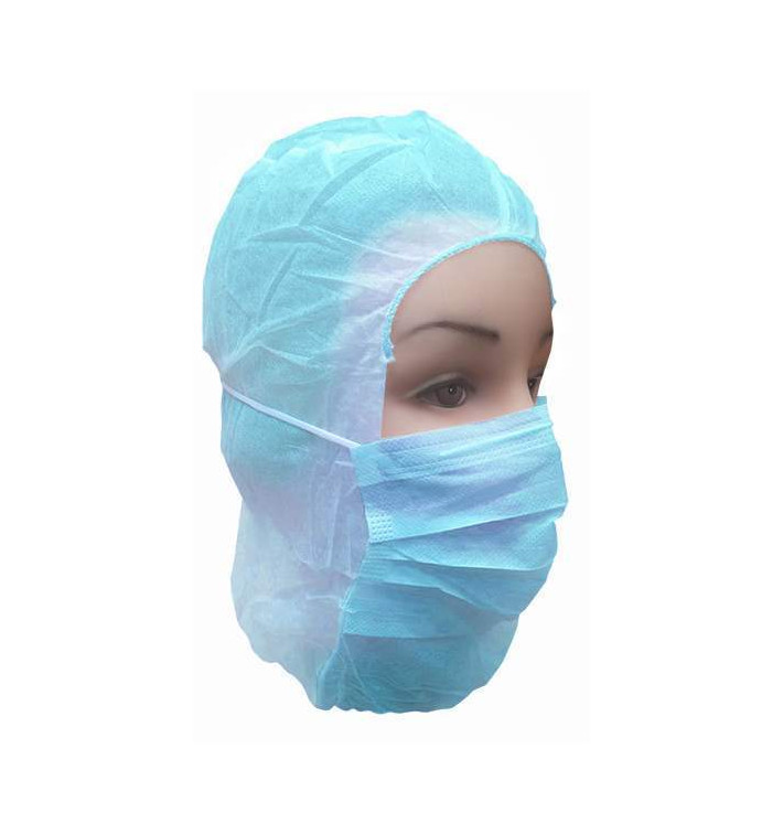 Disposable Surgeon Hood PP Blue (50 Units) Disposable Surgeon Hood PP Blue (50 Units)