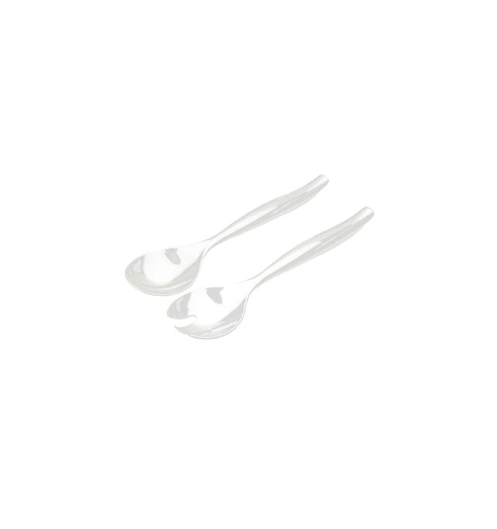 Plastic Spoon and Fork PS Salad Clear Plastic Spoon and Fork PS Salad Clear