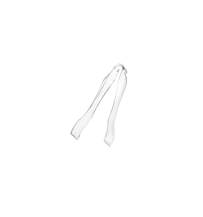 Plastic Salad Tongs PS Clear 27cm Plastic Salad Tongs PS Clear 27cm