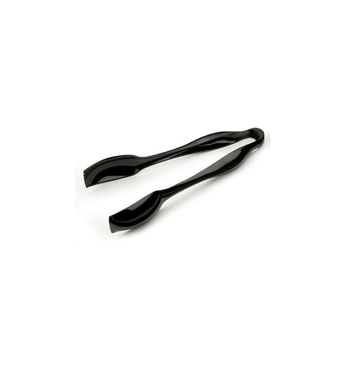 Plastic Salad Tongs PS Black 27cm Plastic Salad Tongs PS Black 27cm