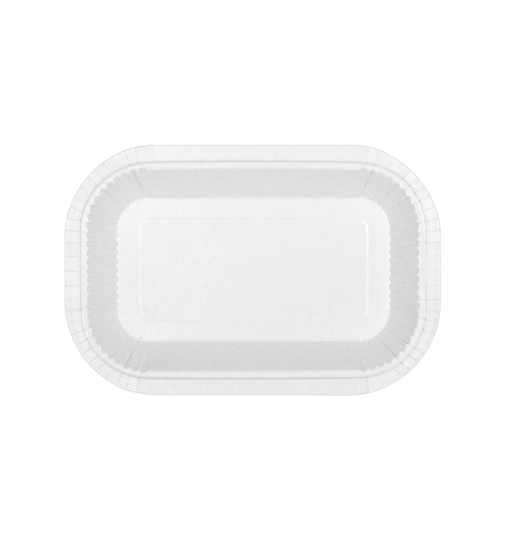 Paper Tray Greaseproof Shape White 15x23cm 250g/m² (50 Units) Paper Tray Greaseproof Shape White 15x23cm 250g/m² (50 Units)