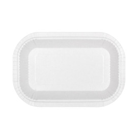 Paper Tray Greaseproof Shape White 15x23cm 250g/m² (750 Units) 