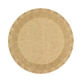 Kraft Paper Plate “Flower” Ø18cm 225g/m² (600 Units)