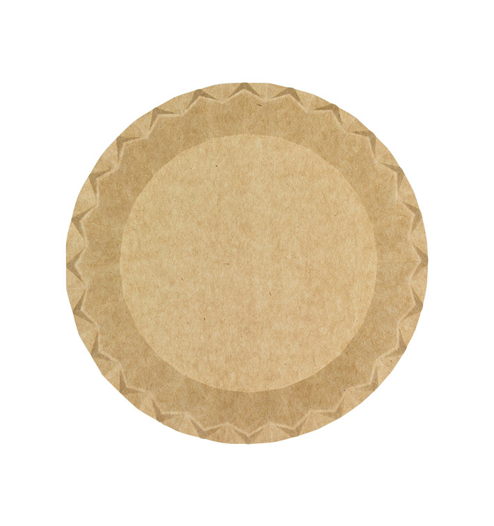 Kraft Paper Plate “Flower” Ø18cm 225g/m² (50 Units) Kraft Paper Plate “Flower” Ø18cm 225g/m² (50 Units)