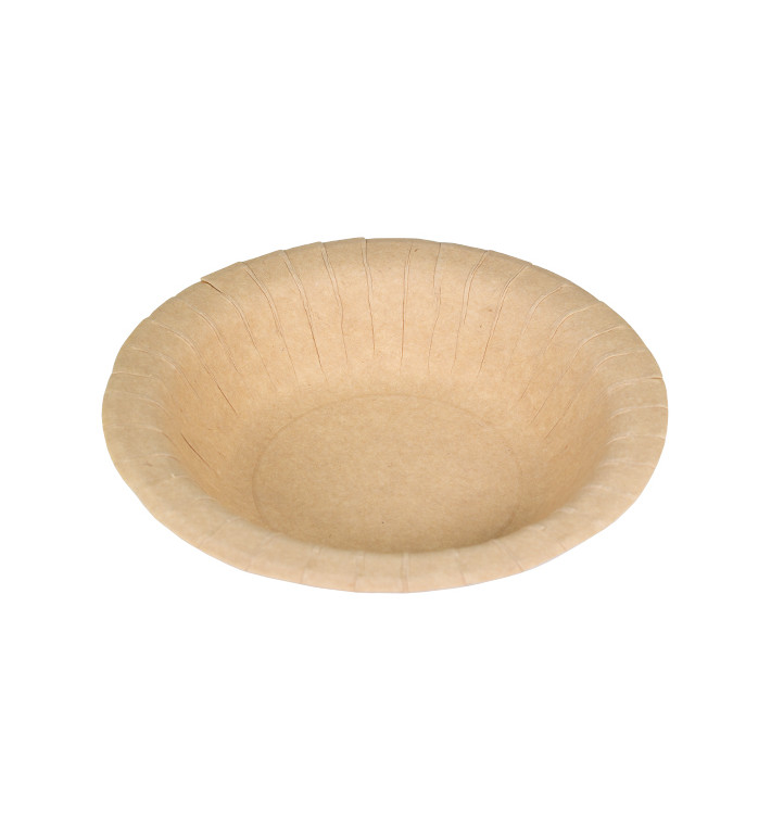 Paper Deep Plate Greaseproof Shape Kraft Ø19cm 245g/m² (50 Units) Paper Deep Plate Greaseproof Shape Kraft Ø19cm 245g/m² (50 Units)