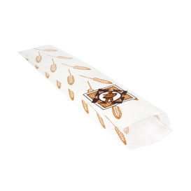 Paper Food Bag "Espigas" 9+3x51cm (125 Units) 