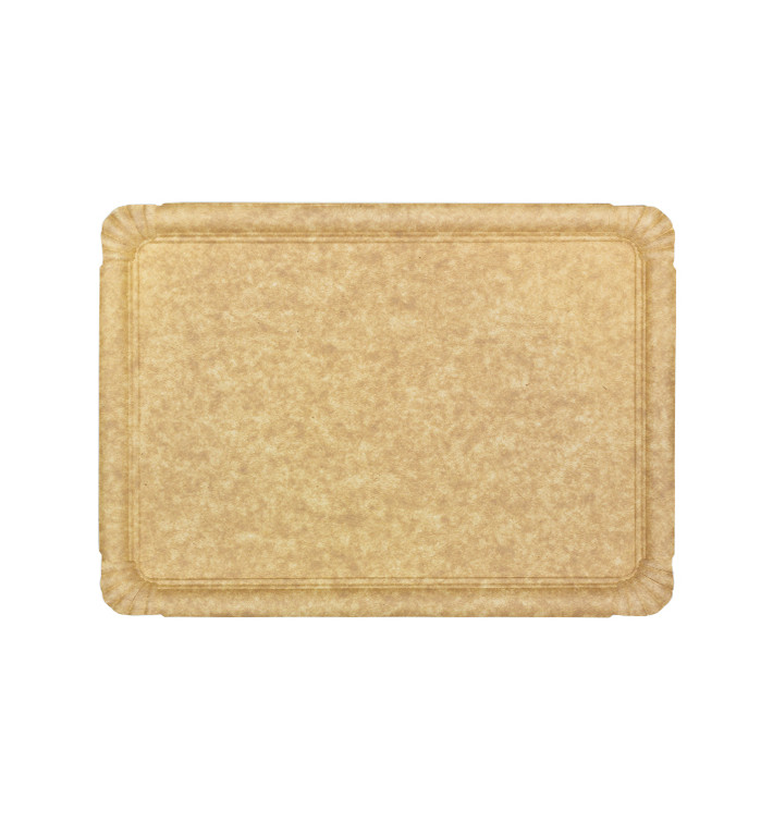 Paper Tray Kraft "Flower" 25x34cm 390g/m² (50 Units) Paper Tray Kraft "Flower" 25x34cm 390g/m² (50 Units)