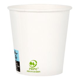 Paper Cup White 4 Oz/120ml Ø6,2cm (2000 Units)
