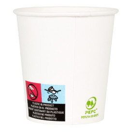 Paper Cup White 4 Oz/120ml Ø6,2cm (2000 Units)