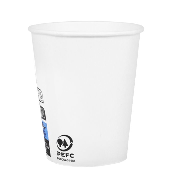 Paper Cup White 6Oz/180ml Ø7,0cm (3000 Units) Paper Cup White 6Oz/180ml Ø7,0cm (3000 Units)