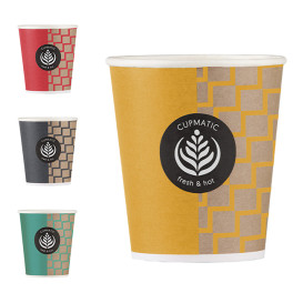 Paper Cup "Cupmatic" 6 Oz/192ml Ø7,0cm (100 Units)