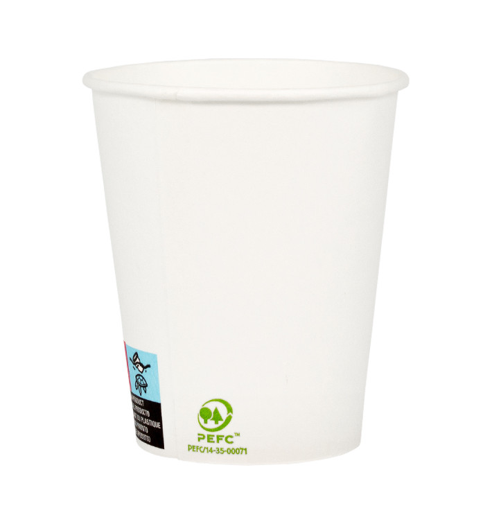 Paper Cup White 9 Oz/280ml Ø8,0cm (50 Units) Paper Cup White 9 Oz/280ml Ø8,0cm (50 Units)