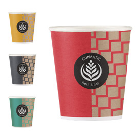 Paper Cup "Cupmatic" 9 Oz/280ml Ø8,0cm (1000 Units)