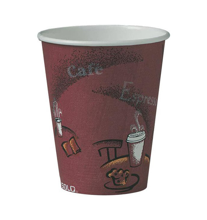 Paper Cup "Bistro" 10 Oz/300ml Ø8,4cm (1000 Units) Paper Cup "Bistro" 10 Oz/300ml Ø8,4cm (1000 Units)
