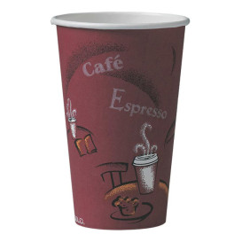 Paper Cup "Bistro" 16 Oz/500ml Ø8,9cm (1000 Units)