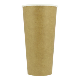 Paper Cup Kraft ECO 22Oz/660ml Ø9cm (50 Units)