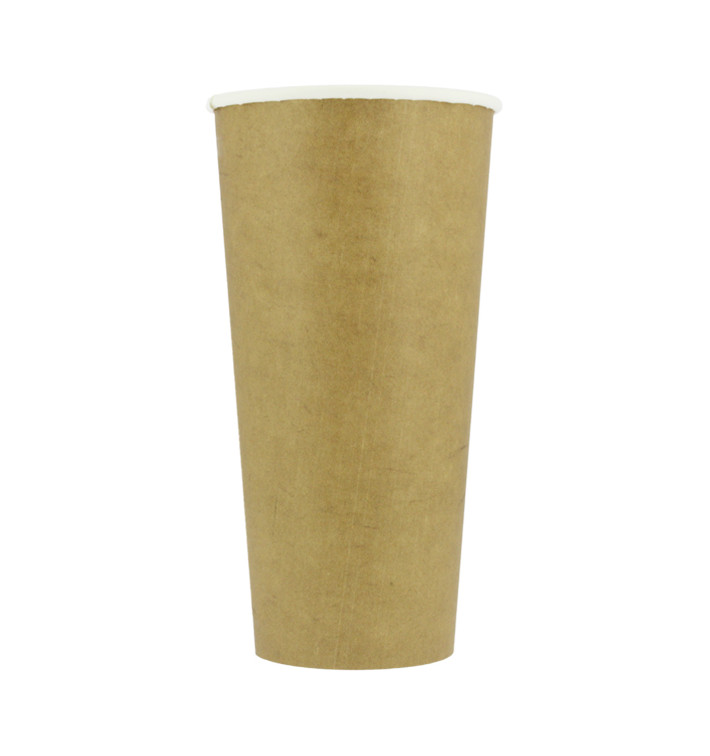 Paper Cup Kraft ECO 22Oz/660ml Ø9cm (50 Units) Paper Cup Kraft ECO 22Oz/660ml Ø9cm (50 Units)