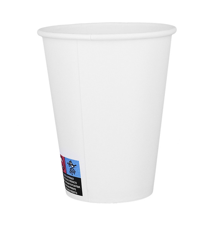 Paper Cup White ECO 14Oz/420ml Ø9cm (50 Units) Paper Cup White ECO 14Oz/420ml Ø9cm (50 Units)