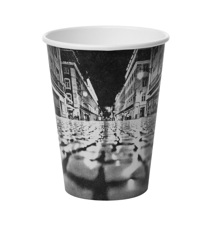 Paper Cup "Parisian" 12 Oz/360ml Ø8,9cm (1.000 Units) Paper Cup "Parisian" 12 Oz/360ml Ø8,9cm (1.000 Units)