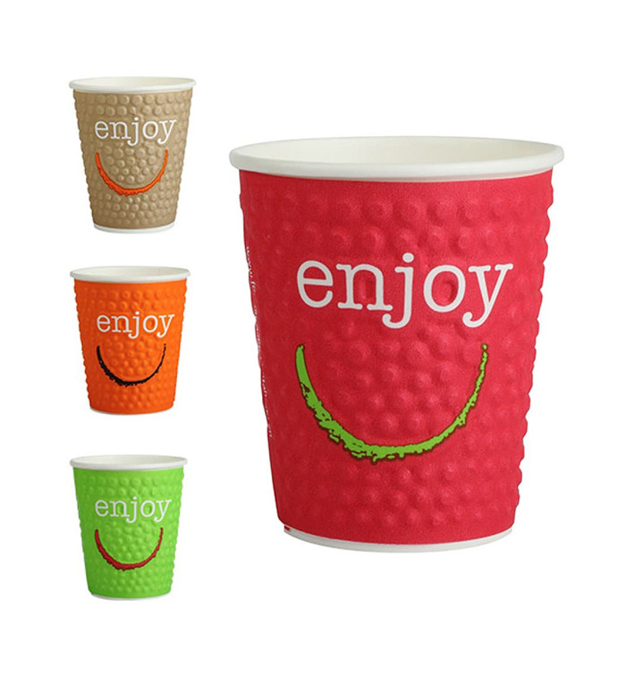 Paper Cup "Enjoy" 12 Oz/360ml Ø9,0cm (680 Units) Paper Cup "Enjoy" 12 Oz/360ml Ø9,0cm (680 Units)