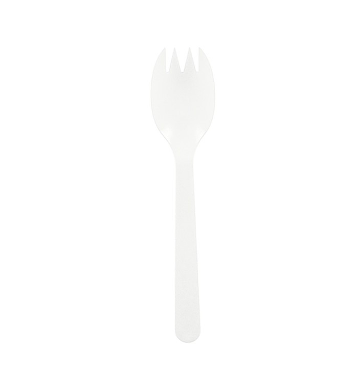 Plastic Fork Spork PS 12,3cm (500 Units) Plastic Fork Spork PS 12,3cm (500 Units)