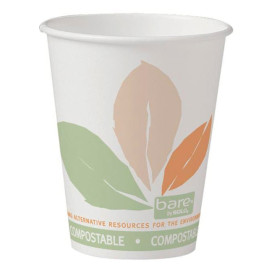 Paper Cup PLA "Bare" 8 Oz/240ml Ø8,0cm (1000 Units)