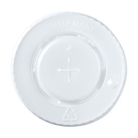Lid for Cup PS Cross 8, 9, 12 Oz 375 ml Ø8,0cm (100 Units)