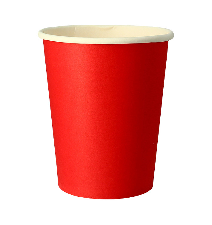 Paper Cup Red 9Oz/240ml "Party" (300 Units) Paper Cup Red 9Oz/240ml "Party" (300 Units)