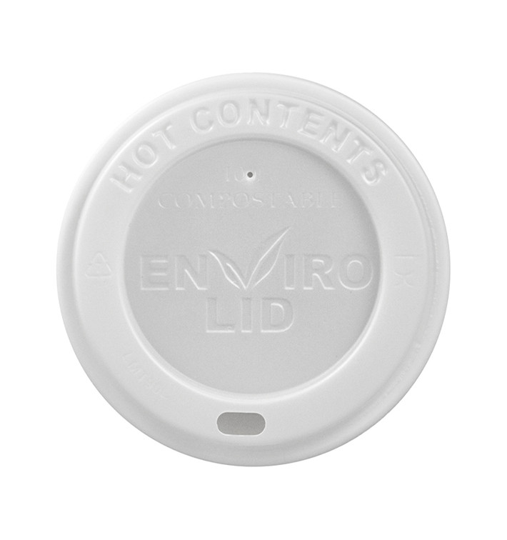 Lid for Paper Cup Hole White 12, 16 and 22 Oz Ø9,0cm (1000 Units) Lid for Paper Cup Hole White 12, 16 and 22 Oz Ø9,0cm (1000 Units)