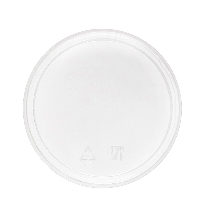 Plastic Lid PS Clear Closed Flat Ø7cm (3000 Units) Plastic Lid PS Clear Closed Flat Ø7cm (3000 Units)