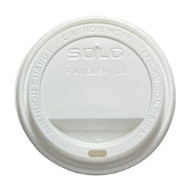Lid for Cup Hole 6 and 8 Oz White Ø8,0cm (1000 Units)