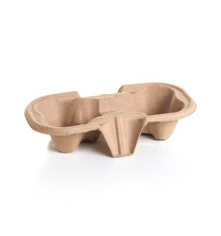 Paper Cup Carrier with 2 Holes (100 Units) Paper Cup Carrier with 2 Holes (100 Units)