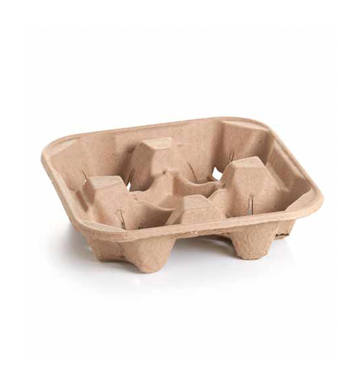 Paper Cup Carrier with 4 Holes (75 Units) Paper Cup Carrier with 4 Holes (75 Units)