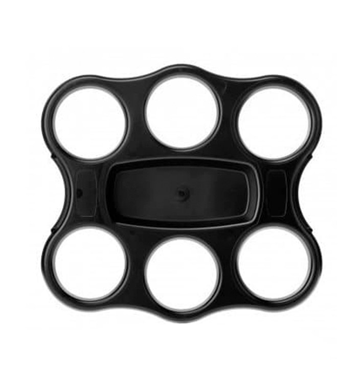 Plastic Cup Carrier PS Reusable Tray 6 Slots (1 Unit) Plastic Cup Carrier PS Reusable Tray 6 Slots (1 Unit)