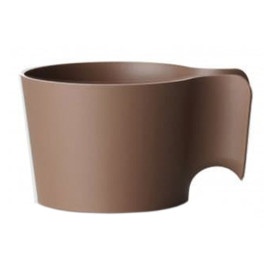 Plastic Cup Holder PP Brown (96 Units)