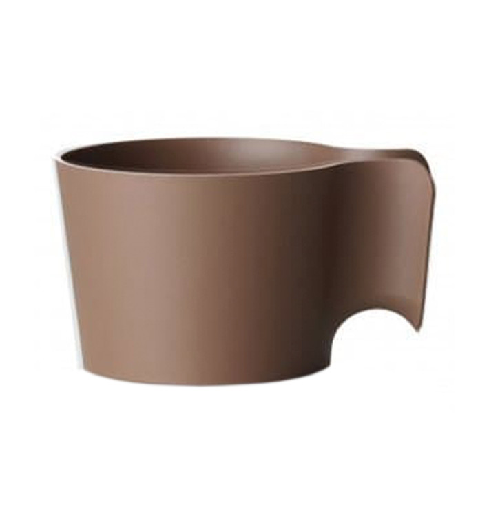 Plastic Cup Holder PP Brown (96 Units)