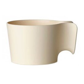 Plastic Cup Holder PP Vanille (96 Units)