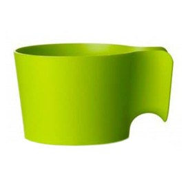 Plastic Cup Holder PP Lime Green (12 Units)