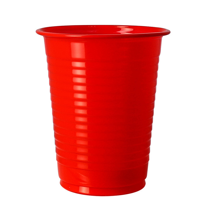 Cornstarch Cup PLA Red 200ml Ø7cm (50 Units) Cornstarch Cup PLA Red 200ml Ø7cm (50 Units)