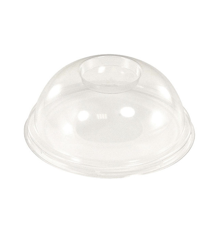 Plastic Dome Lid PLA Clear Ø9,5cm (100 Units) Plastic Dome Lid PLA Clear Ø9,5cm (100 Units)